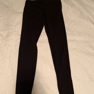 LULULEMON wunder under(black size 8) mid rise